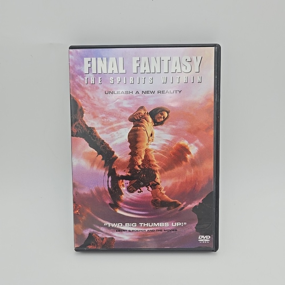 Final Fantasy The Spirits Within DVD 2001 Single Disc Edition PG-13 Animation
